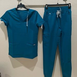 Pacific Blue Figs scrubs XXS